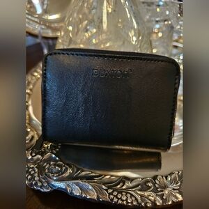 Buxton Black Leather Wallet NEW